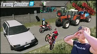 POŚCIG ZA GÓWNIARZEM NA KROSIE😱 JEŹDZIŁ PO SIONYM - JAK PRYSKAŁEM😱 ZŁAPAŁEM GO ❓⭐GSP⭐FS 22 ➡142
