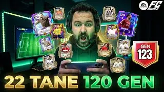 OHA ! BU KADRO İMKANSIZ! 22 TANE 120 GEN KART ? | EA FC 26 MOBILE  EA FC 26 MOBILE  | @metins