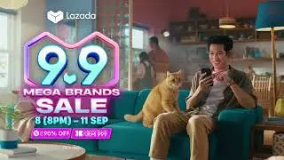 Shop guilt-free on Lazada 9.9 Mega Brands Sale from 8 Sep (8pm) - 11 Sep!