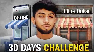 30 Days Challeng || Online Vs Offline Store | Shopify