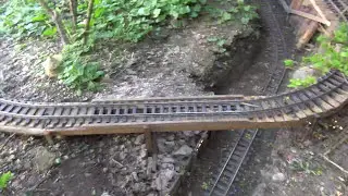 4K SHAWS HILL GARDEN RAILWAY IN G SCALE AMERICAN RAILROAD