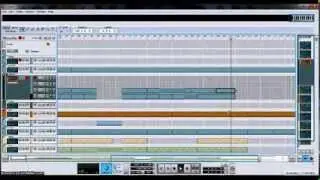 Working on a beat in Reason 6.5 (2 Chainz type beat)