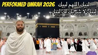 Performed Umrah 2026 | Madina To Makkah By Road | Masjid E Haram Makkah | Saudi Arabia | Umair KXB