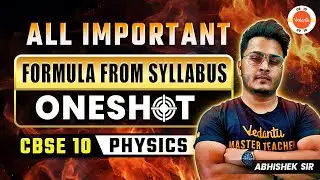 Class 10 Physics Formula Sheet 🔥 Full Syllabus! 💯