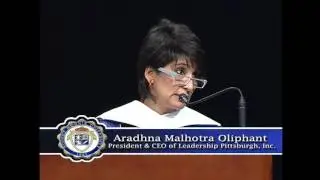 RMU Graduate Commencement Ceremony Aradhna Oliphant, President and CEO of Leadership Pittsburgh