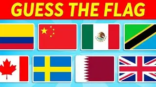 Guess the Country by the Flag 🌍 | 50 Flag Challenge 2025 (Hard Mode)