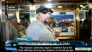 Major General Robert Mood visited northern Syria