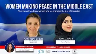 SAZF Presents Women Making Peace in the Middle East