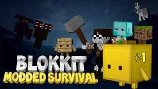 Minecraft: Blokkit Modded Survival Ep. 1 - BOB THE GOLDEN BLOKKIT!