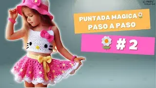 🎞️CONJUNTO a CROCHET para Niña #2 #HelloKittyTejido  #crochet3d  #BlusaCrochetNiña #PasoAPasoCrochet