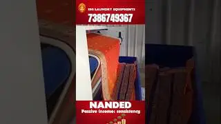 SSG Laundry Saree Rolling Machine | हर Laundry Owner के लिए Best Investment! demo Maharastra Nanded