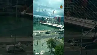 Samuel Beckett Bridge | Dublin&rsquo;s Architectural Marvel .#travel #irishtourism #bridge  #dubln  🇮🇪