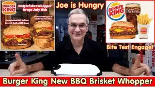 Burger King New BBQ Brisket Whopper Review * Limited Time Only * Joe is Hungry ♨️🍖🍔