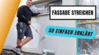 Painting the facade...simple and effective! Master Painter Klinger