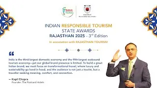 IRTSA Rajasthan 2025 | Keynote Address by Kapil Chopra, Founder: The Postcard Hotel