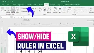 Как показать или скрыть линейку в Excel | Советы по макету страницы Excel
