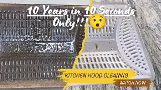 Ep:39. Kitchen Hood Cleaning| 10 years of Grease In 10 Sec Challenge Accepted!!!