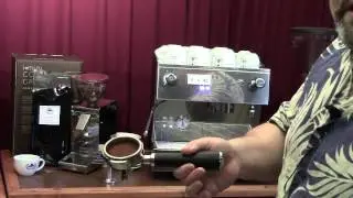 Ascaso ISteel Espresso Grinder with timer how to high production Espressos, Cappuccinos, and Lattes