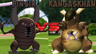 Pokemon battle revolution - Pinsir vs Kangaskhan
