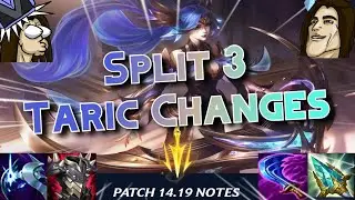 Challenger Taric - Split 3 Patch Changes