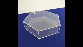 acrylic hexagon box is durable and reusable #acrylic #acrylicbox #hexagon