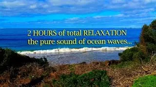 2 HOURS of relaxing OCEAN WAVES of AUSTRALIA