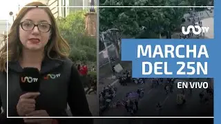 Marcha del 25N en vivo: protestan este 25 de noviembre contra la violencia a mujeres