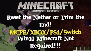 MCPE/XBOX/PS4/Switch-Reset the Nether or Trim the End!