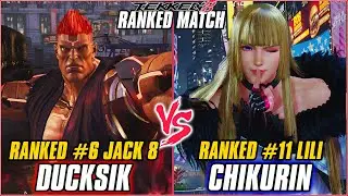 TEKKEN 8 ▰ DUCKSIK (#6 Ranked Jack 8) vs CHIKURIN (#11 Ranked Lili) ▰ T8 HIGH LEVEL GAMEPLAY
