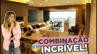TOUR POR UM APARTAMENTO MODERNO COM PAREDES RÚSTICAS #GABYNODECORADO | GABYGARCIIA