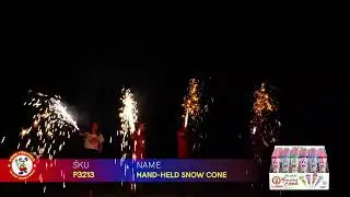 HAND HELD SNOW CONE P3213 WINDA FIREWORKS 2021 NEW ITEMS