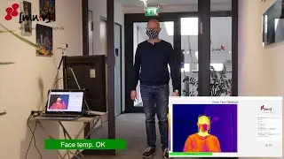 Fieber Screening mit Optris PI450 | KI Gesichtsdetektion