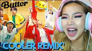 ABSOLUTE CHAOS! 😂 BTS 'BUTTER' [COOLER REMIX] | REACTION/REVIEW