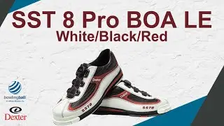 bowlingball.com Эксклюзивные туфли для боулинга Dexter SST 8 Pro BOA Limited Edition &mdash; белые/черн...