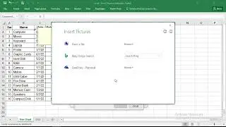 How to show Pictures against the Items in Microsoft Excel #msexcel #excel