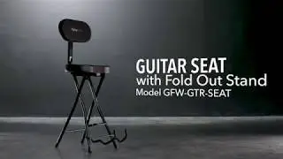 Gator Frameworks GFW-GTR-SEAT Guitar Seat with Fold Out Stand