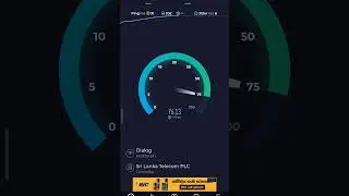 Dialog 4G Router speed test with ookla #trending #viral #shorts