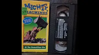 Mighty Machines: At The Demolition Site (1996 Buena Vista Home Video VHS)