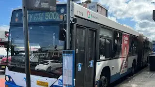 Busways North West Ryde m/o 1719 Volvo B12BLEA Euro 3 Custom Coaches CB60 Disco Bendy Bus Ride.