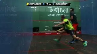 Squash: Quick Hit! EP174 : Castagnet v Elshorbagy : British Grand Prix 2014