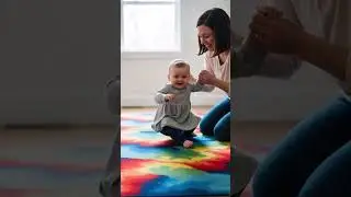 Mom Plays Music 🎶 Baby Can&rsquo;t Stop Dancing! 💃🍼 | Cute Baby Dance #shorts