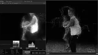 Video into 3d Point Cloud using depth map in TouchDesigner