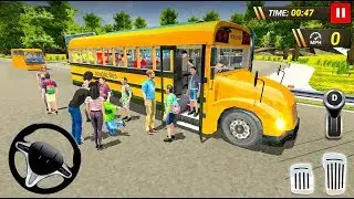 Offroad School Bus Driving Simulator 2019 - Simulation Games - Android Gameplay