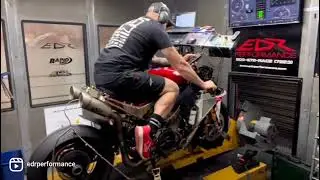 ‼️Panigle v4‼️with a spark full exhaust! #panigale #ducati #shortvideo #shorts #short #EDR #dyno