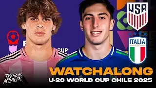 USA vs Italy U-20 World Cup live watchalong | USMNT U-20 World Cup