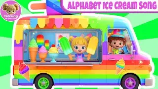Alphabet Ice Cream Song 🍦 | ABC Song for Kids A&ndash;Z | Learn Letters with Hopsi & Bruno