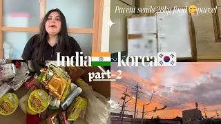 Unboxing 28kg Parcel from India🇮🇳 in Korea🇰🇷 || GKS'23 || part 2