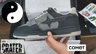 UNBOXING: Crater Ying Yang sneaker by Comet (faulty laces)@Cometshoesofficial