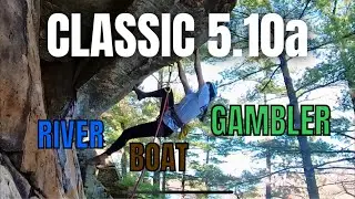 Best 5.10 in the Midwest? Necedah sport climbing - River Boat Gambler