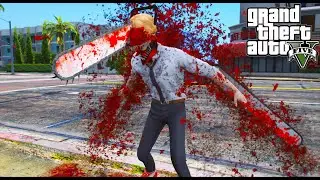DENJI THE CHAINSAW MAN ATTACK TEQUI-LA-LA | GTA V MOD